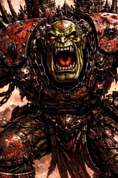 Ork in Kampflaune